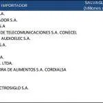 Principales Importadores por pago de salvaguardias (marzo – diciembre 2015)