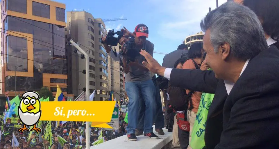 Foto tomada del Facebook de Lenín Moreno.