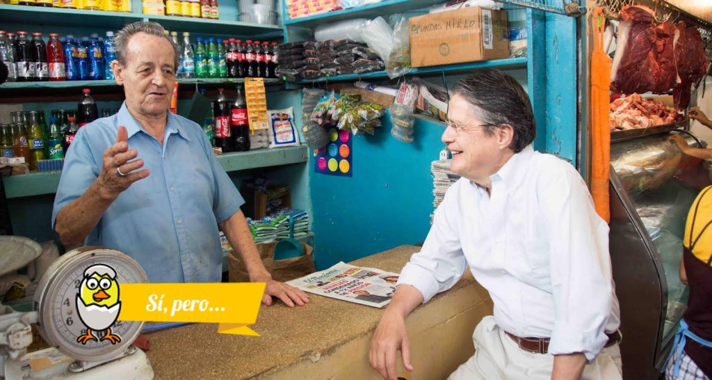 Foto tomada del Facebook de Guillermo Lasso