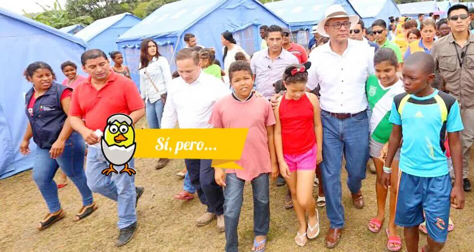 Foto tomada del Facebook de Jorge Glas.