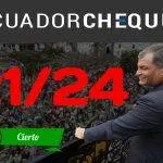 correa 24 chequeos uno a veintiuno nota