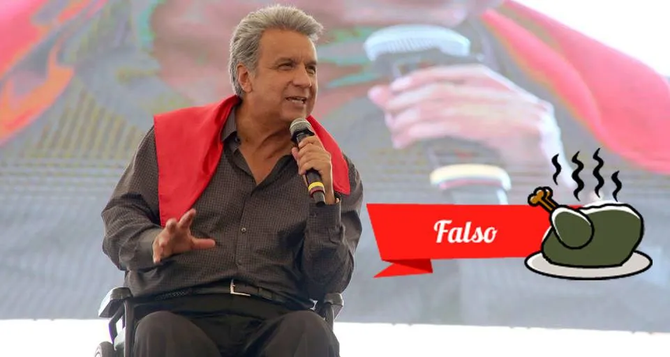 Moreno se refiere a los avances económicos logrados por su Gobierno