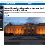 Colombia rechaza 2