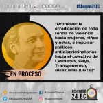 moreno promesa LGBTI en proceso