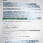 correo entre Correa y Gustavo Jhalk