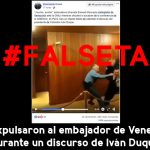 FALSETA embajador de Venezuela redes