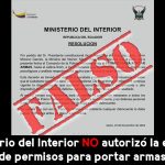 falseta ministerio del interior 20 de noviembre