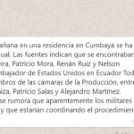 mensaje falseta golpe de estado