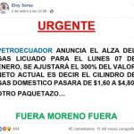 FASLETA precio del gas