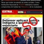 defensor del pueblo desmiente