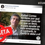 Falso, Luis Reina no dio declaraciones sobre Rafael Correa