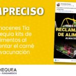 Impreciso Almacenes Tía regalaba kits de alimentos por vacunarse, pero esa oferta ya no está vigente