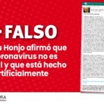Falso, Tasuku Honjo afirmó que la COVID-19 se fabricó artificialmente