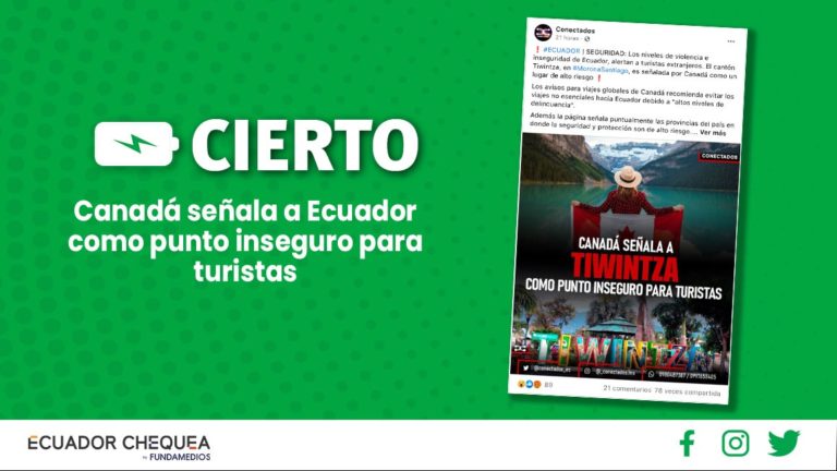 Tiwintza es considerado de alto riesgo para Canadá