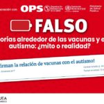 Falso, el autismo es ocasionado por las vacunas