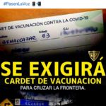 Post requisito carnet de vacunación