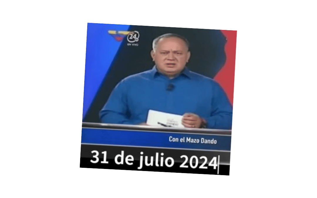 Diosdado Cabello grabó video reconociendo triunfo de la derecha