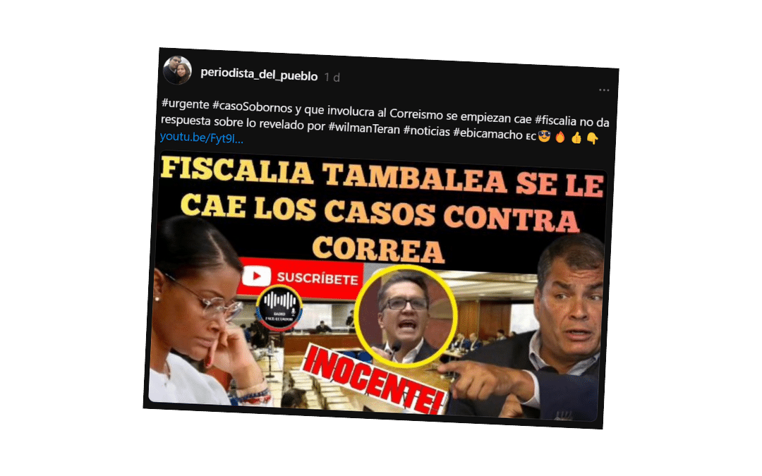 Fiscalía tambalea y se le caen los casos de Correa