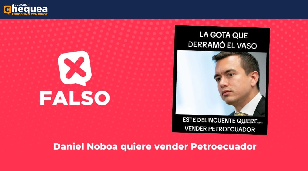 Daniel Noboa quiere vender Petroecuador