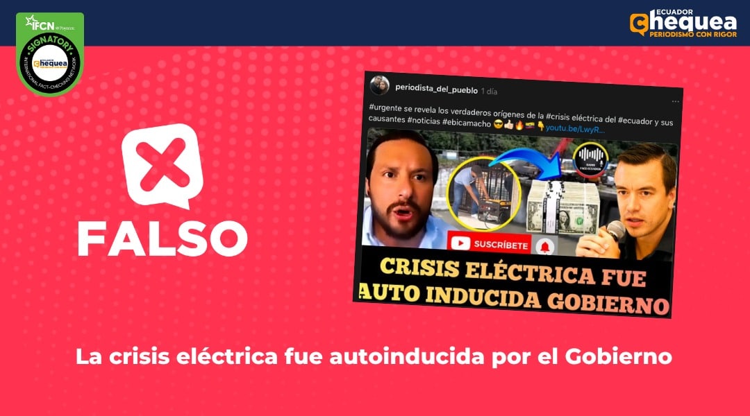 La crisis eléctrica fue autoinducida por el Gobierno