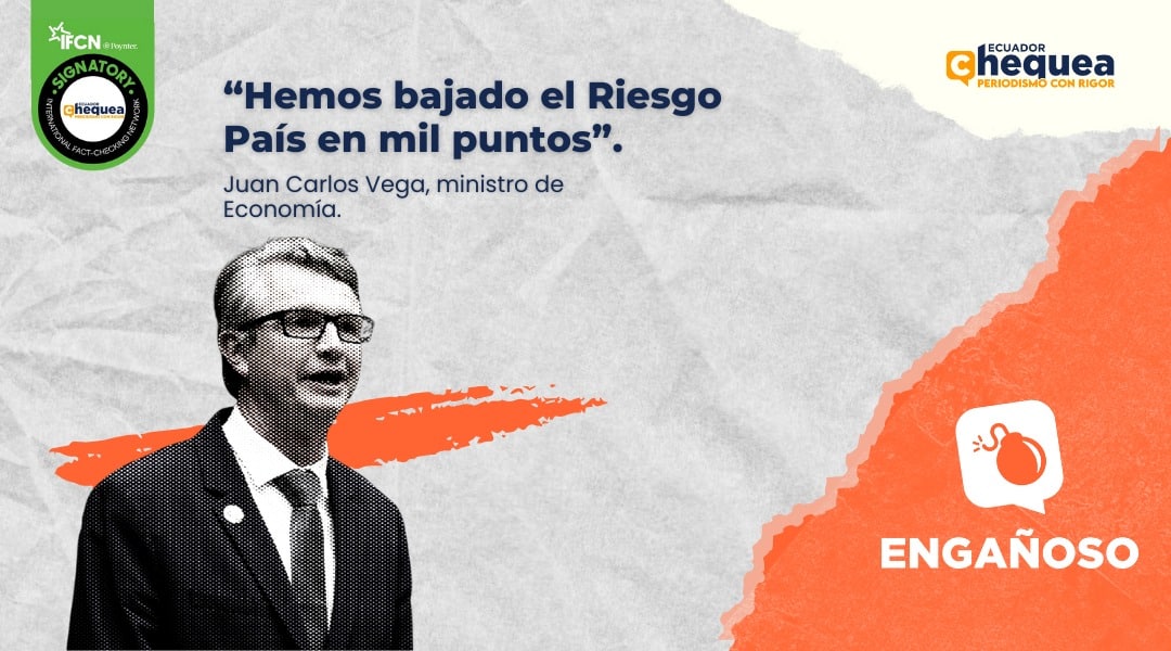 “Hemos bajado el Riesgo País en mil puntos”. Juan Carlos Vega, ministro de Economía.