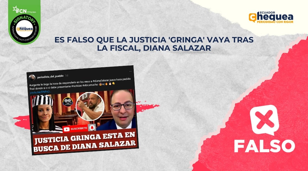 Es falso que la Justicia ‘gringa’ vaya tras la fiscal, Diana Salazar