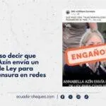 Azín ecuadorchequea234nota