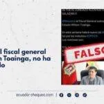 Toainga ecuadorchequea fiscal