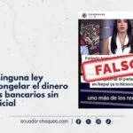 congelar cuentas ecuadorchequea