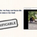 Es inverificable, no se conoce si el video es real o no