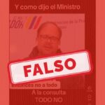 Reimberg no hace campaña por el no