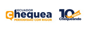 logo 10 años ecuador chequea