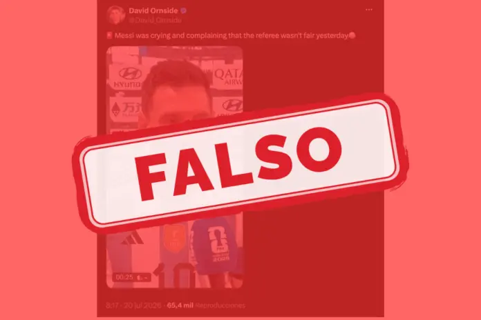 Declaraciones Messi partido contra España
