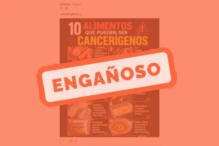 10 alimentos son cancerígenos