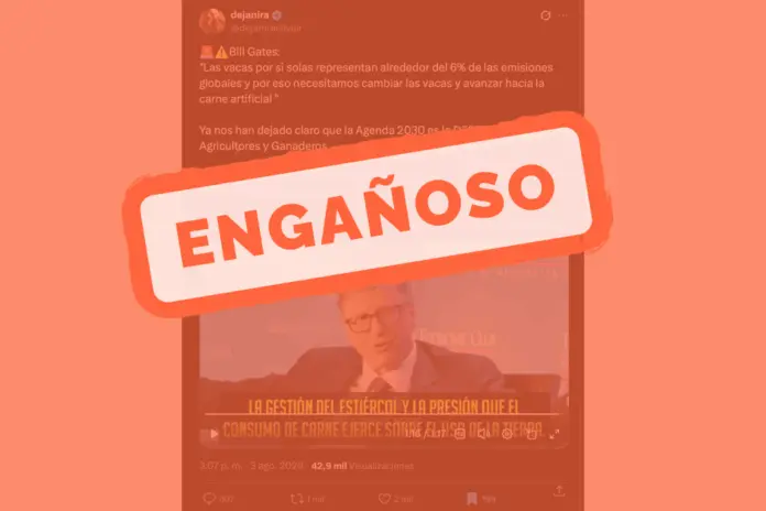 Bill Gate declaraciones carn artificial