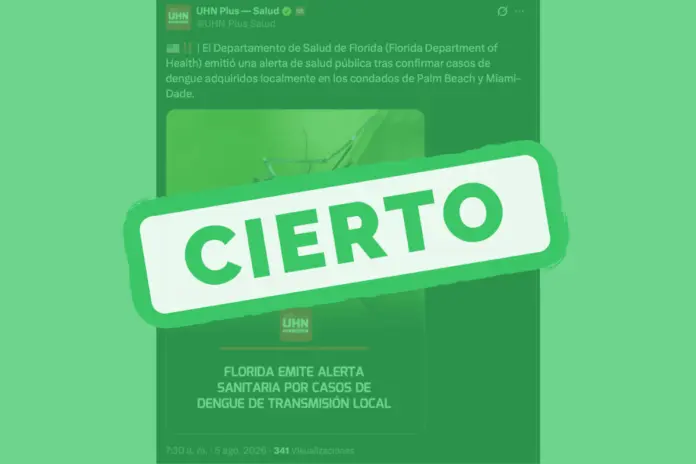 Casos dengue Florida