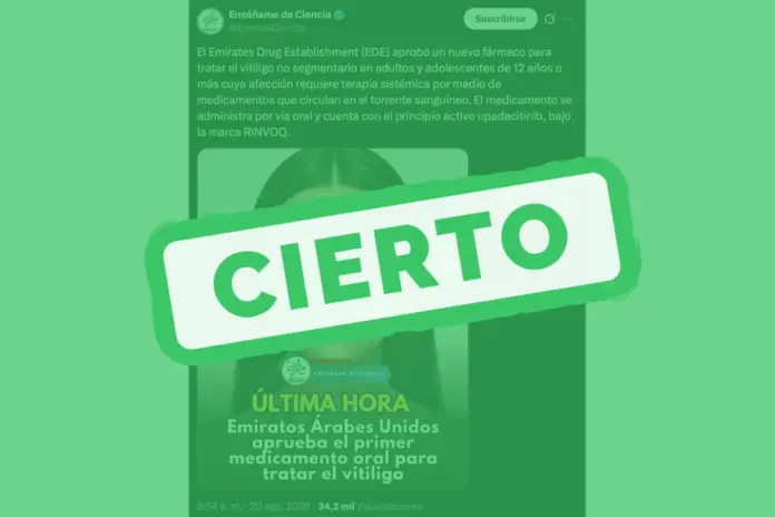 Tratamiento oral vitiligo