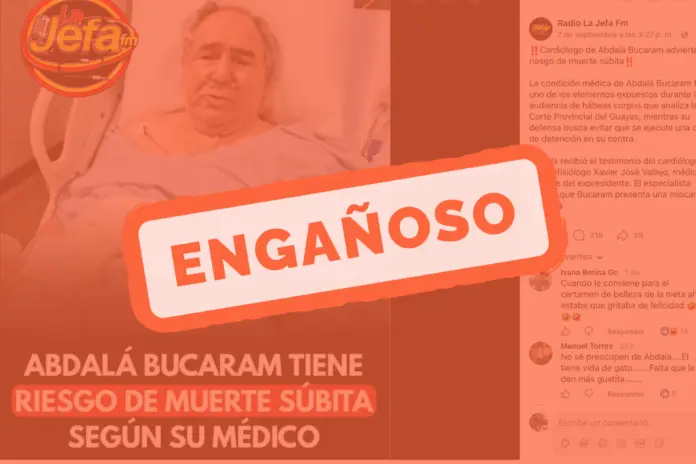 Abdalá Bucaram riesgo muerte