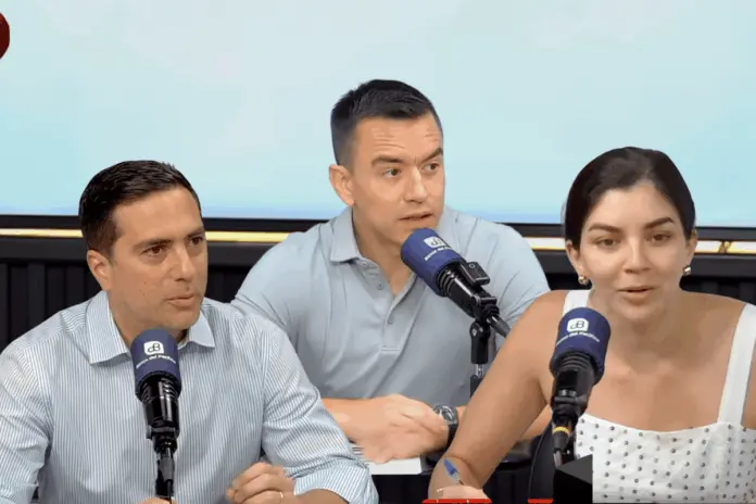 Daniel Noboa, Irene Vélez, Roberto Kury entrevista radio i99