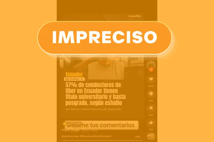 Uber con título de tercer nivel