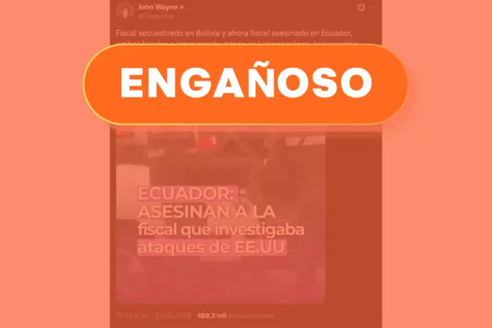 Asesinato fiscal Ecuador