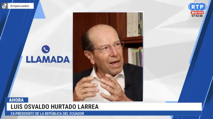 Osvaldo Hurtado en RTP Ecuador